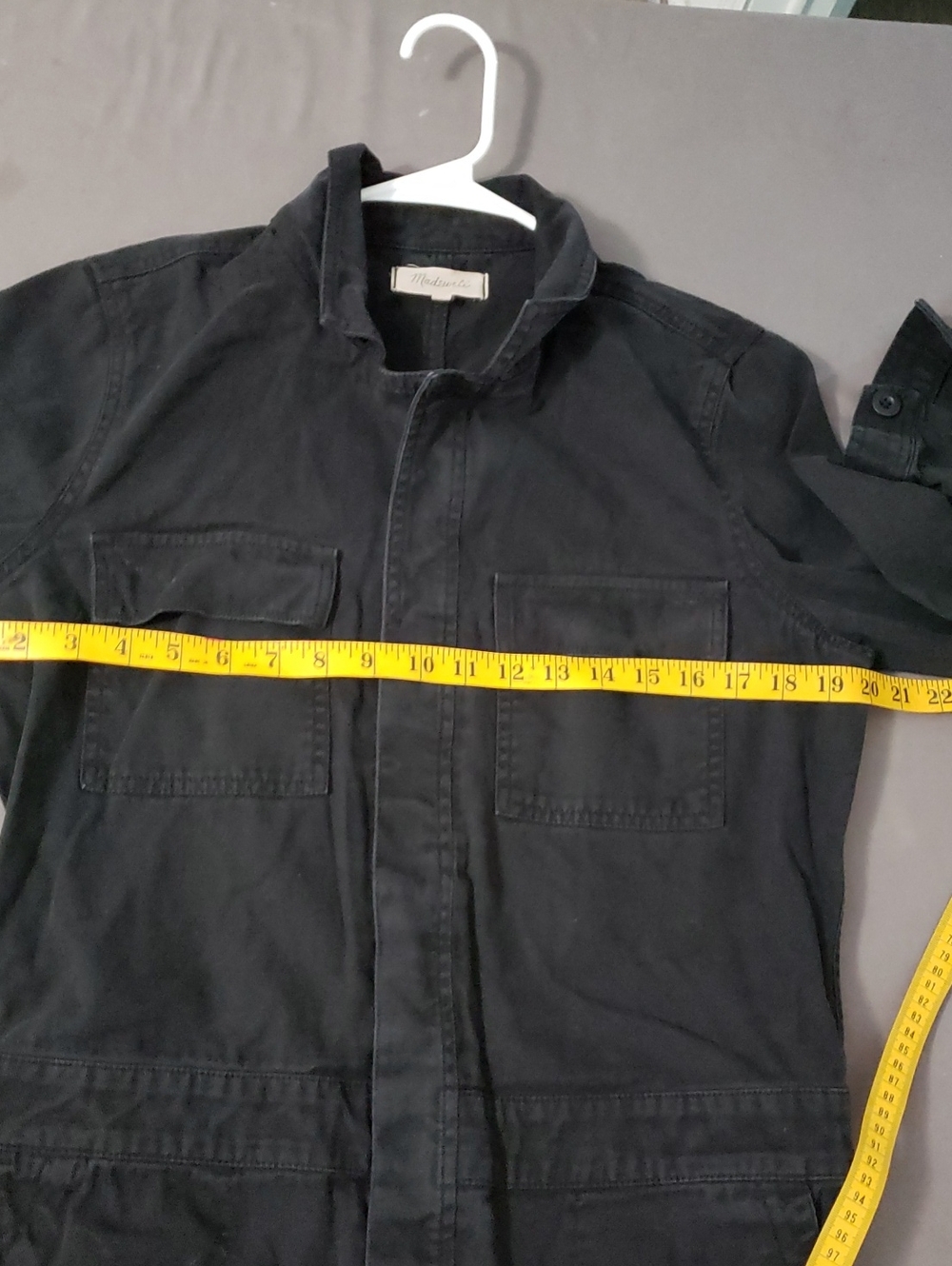 Madewell Black Coveralls Jumpsuit Size Large - Picture 6 of 8